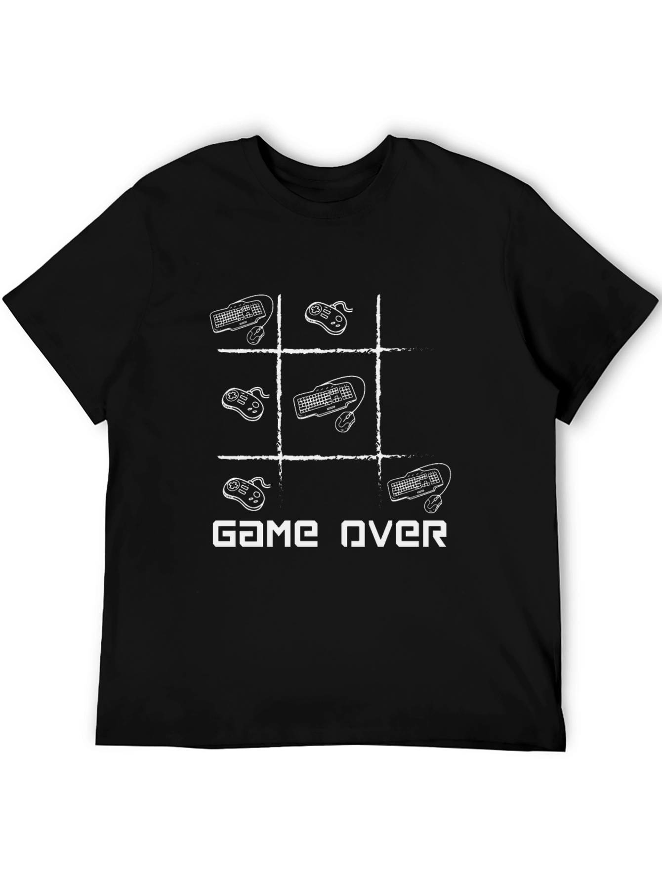 Game Over Gamer T-Shirt - Black