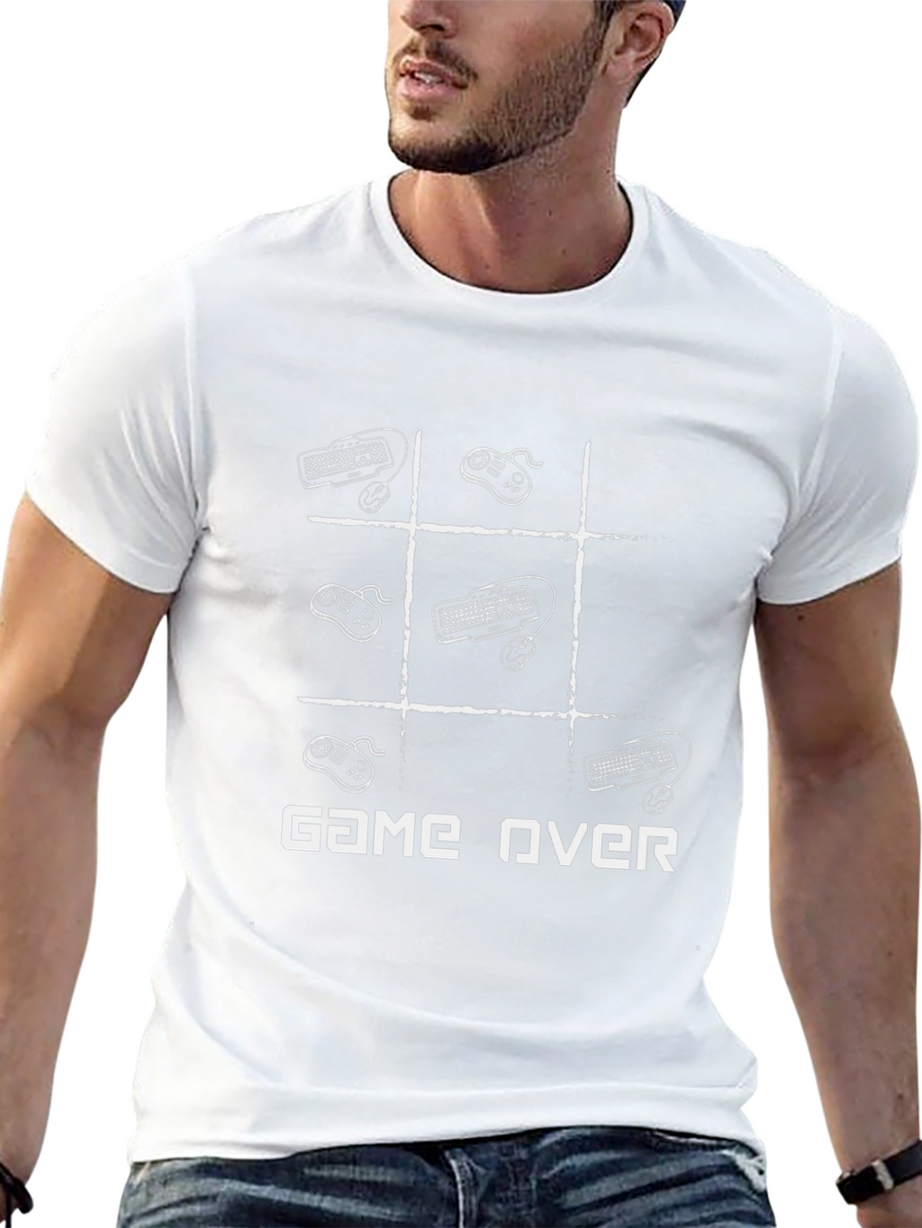 Game Over Gamer T-Shirt - Black