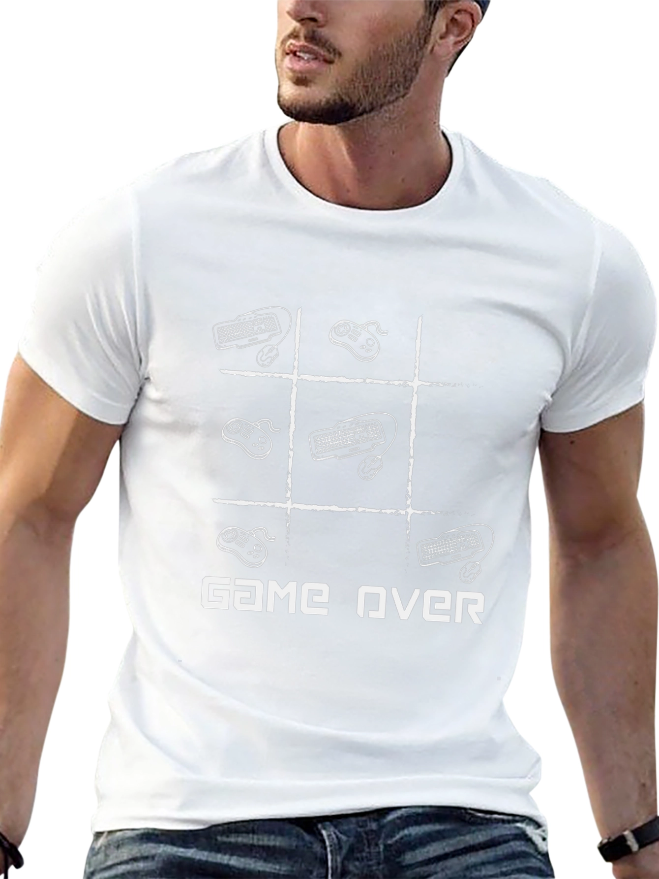 Game Over Gamer T-Shirt - Black
