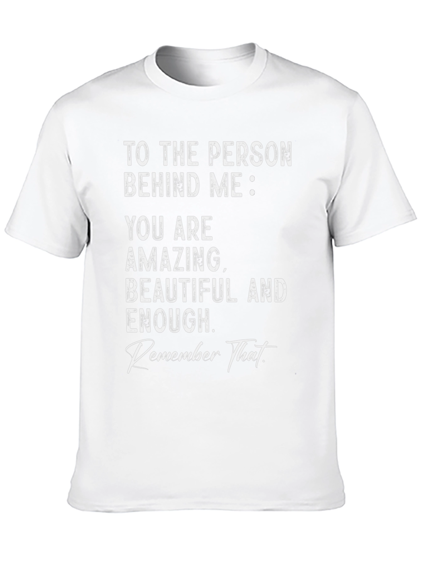 Inspirational Message Tee: You are Amazing
