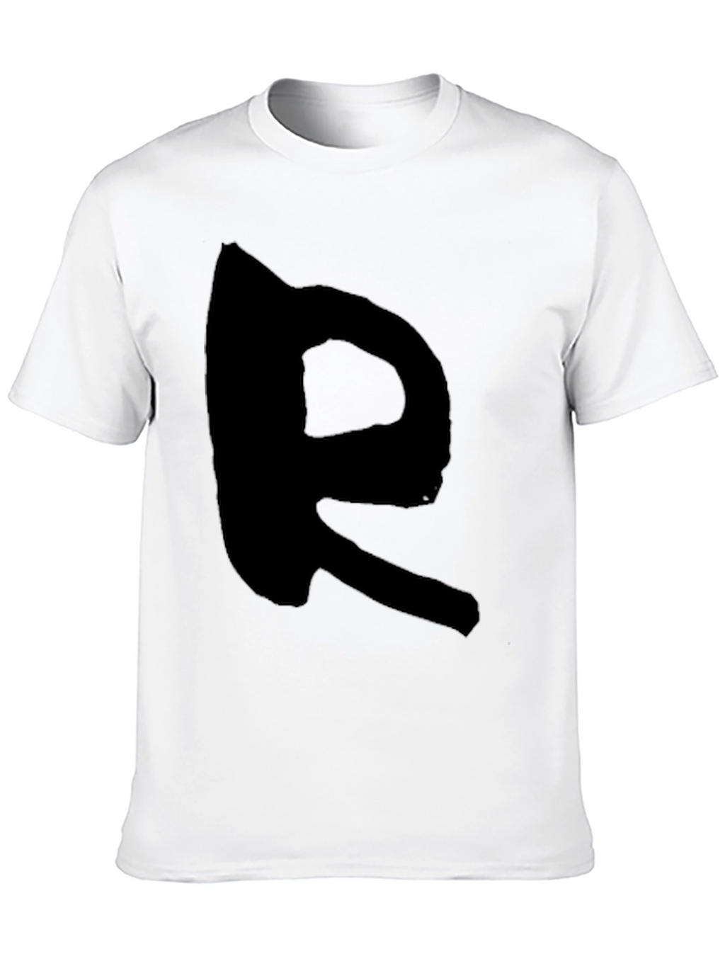 Black T-Shirt with Bold R Design