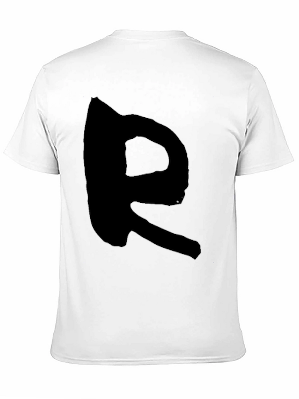 Black T-Shirt with Bold R Design