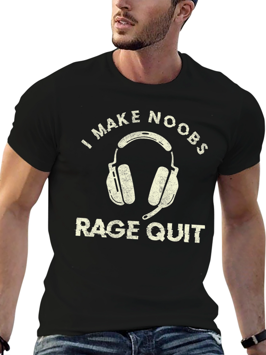 Gamer T-Shirt: I Make Noobs Rage Quit