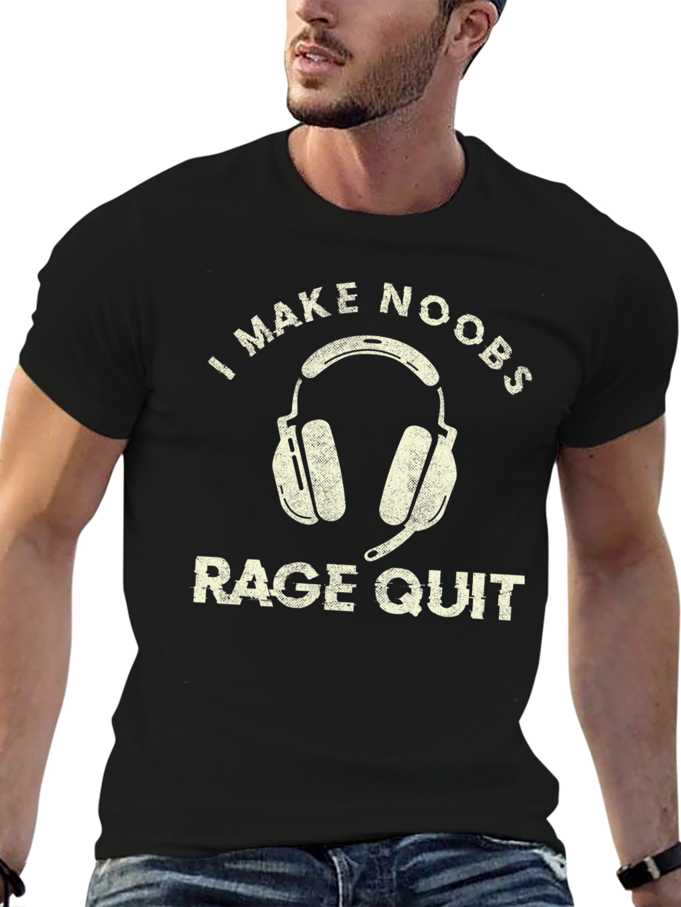 Gamer T-Shirt: I Make Noobs Rage Quit