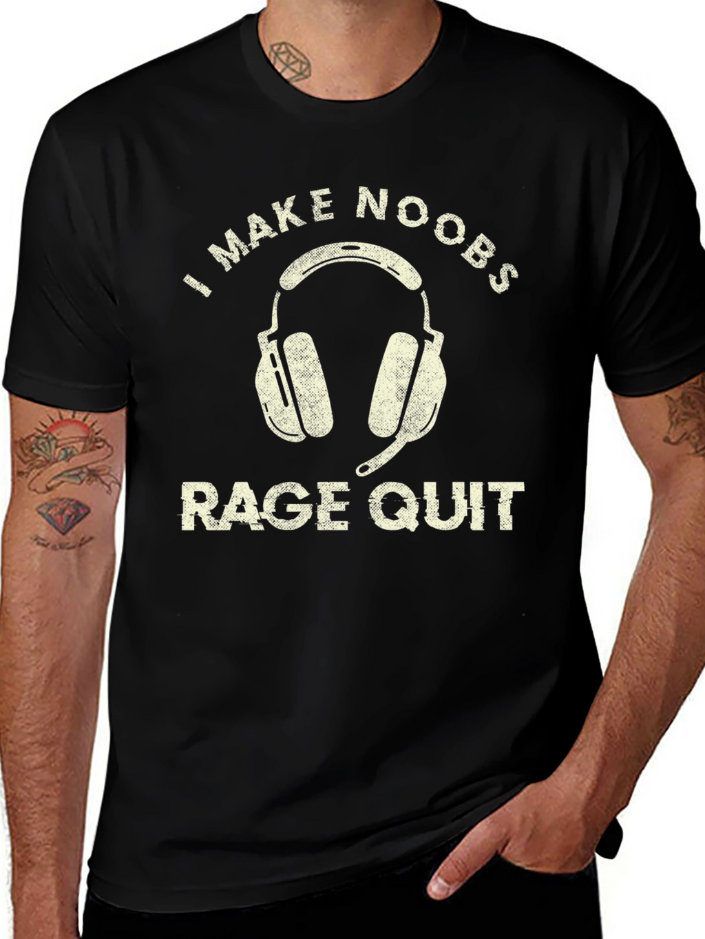 Gamer T-Shirt: I Make Noobs Rage Quit