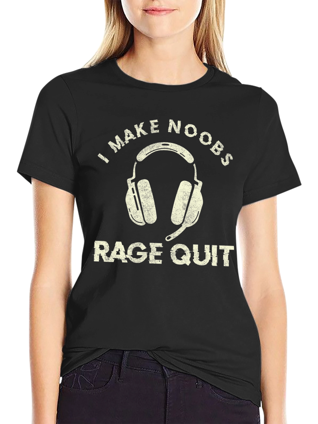 Gamer T-Shirt: I Make Noobs Rage Quit