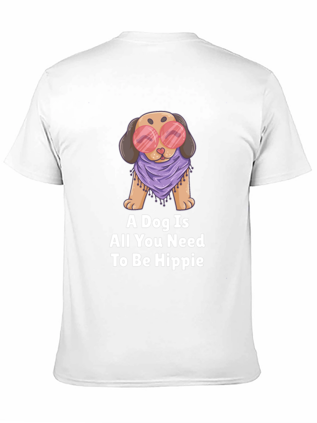 Dog Hippie Graphic T-Shirt