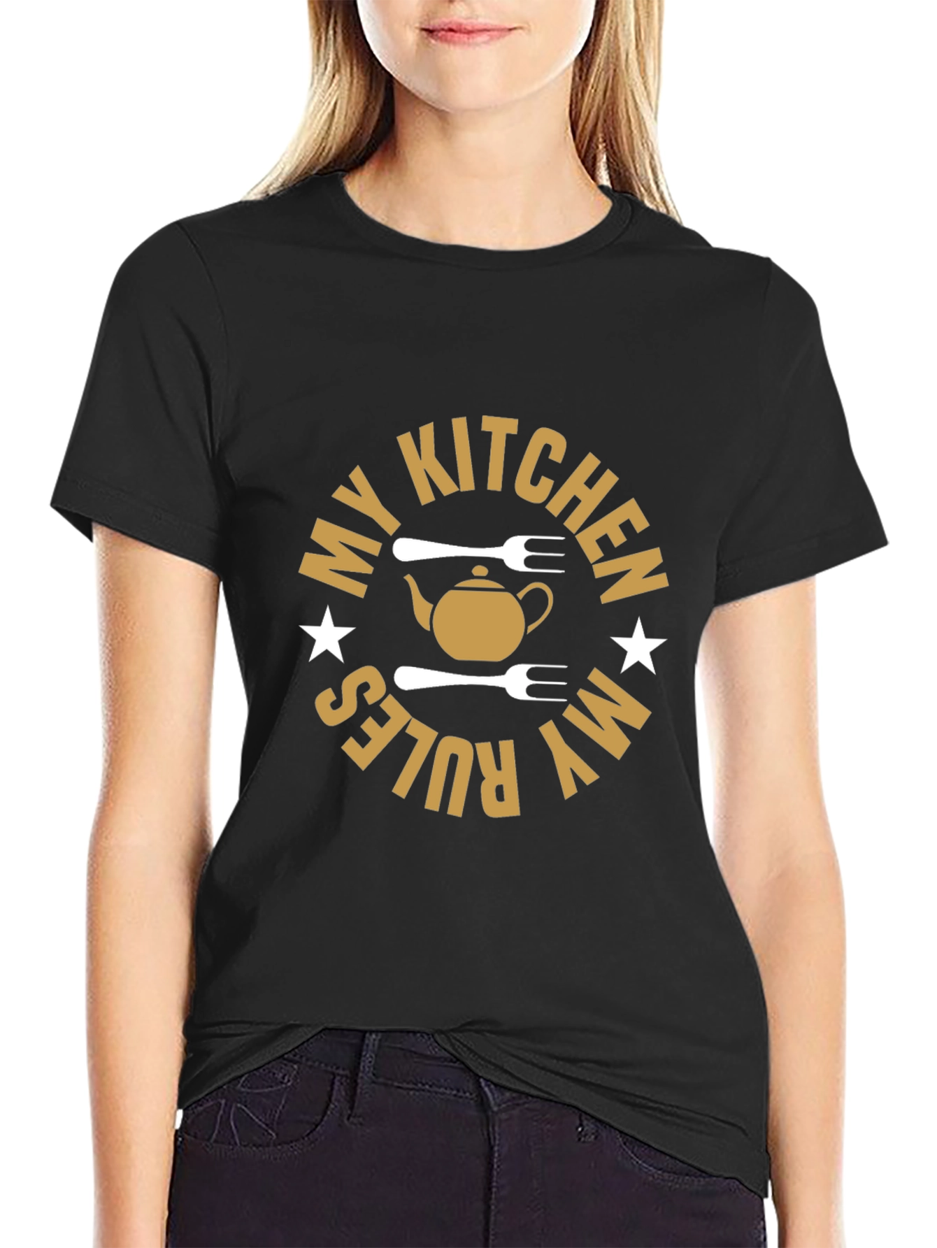 My Kitchen My Rules Funny Cook T-Shirt