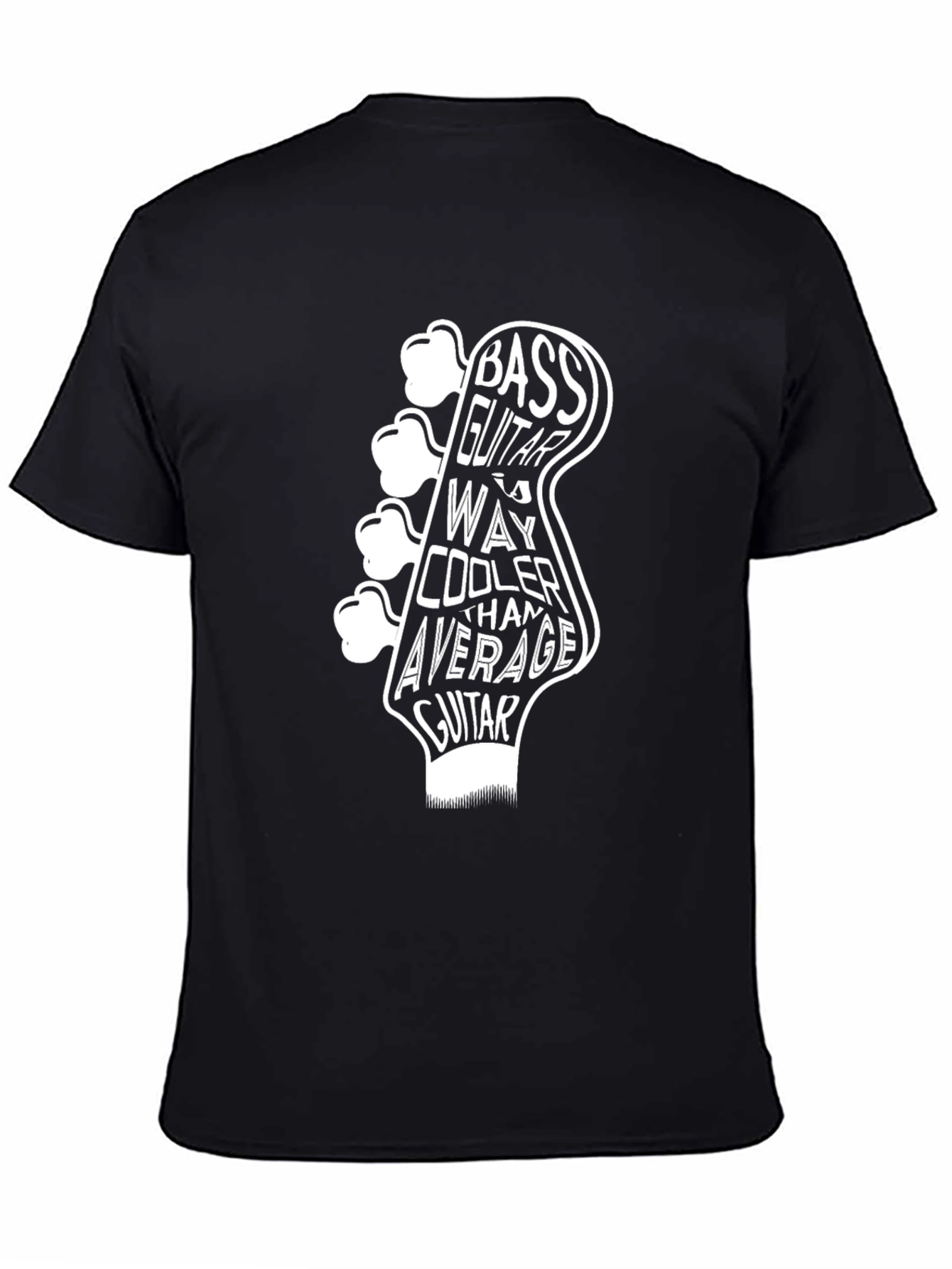Bass Guitar Graphic Tee: Cooler Than Average Musician T-Shirt