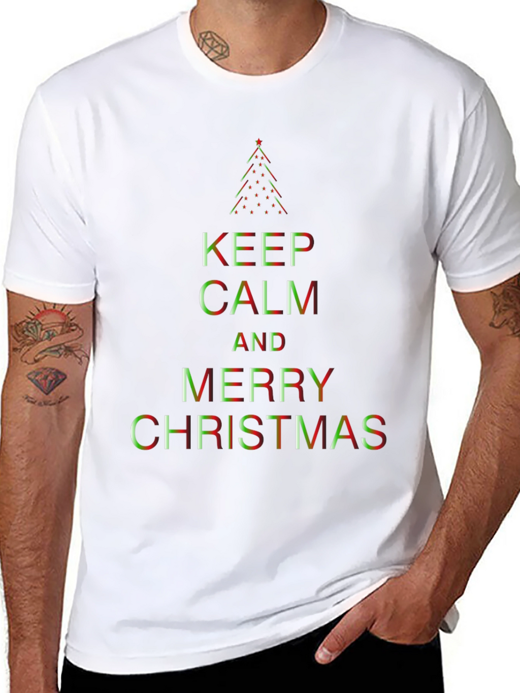 Keep Calm and Merry Christmas T-Shirt