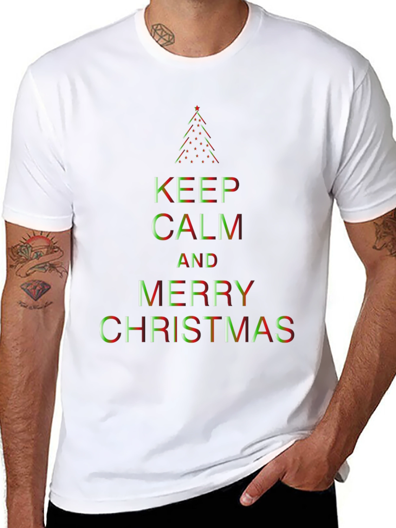 Keep Calm and Merry Christmas T-Shirt