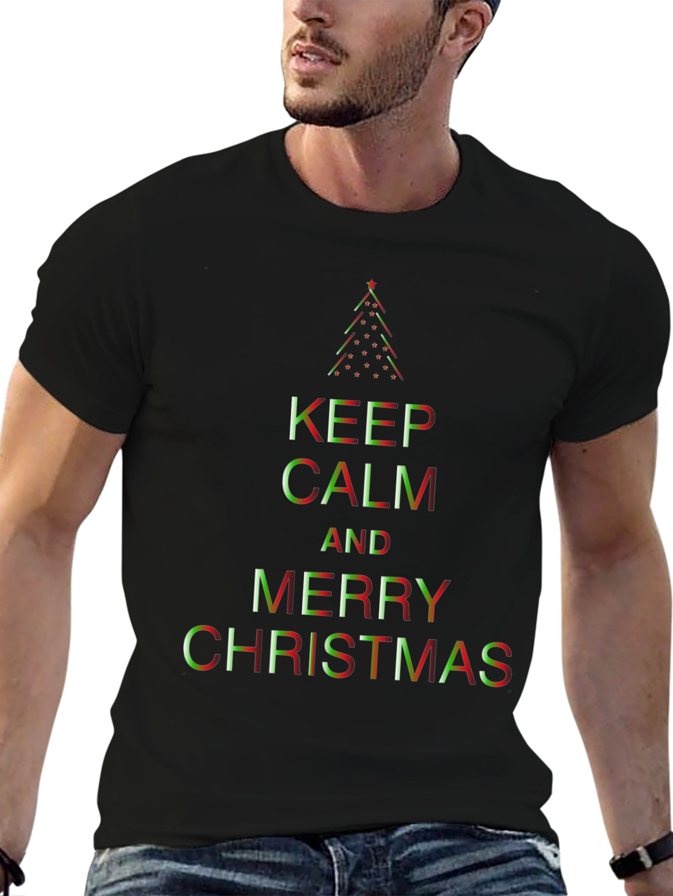Keep Calm and Merry Christmas T-Shirt