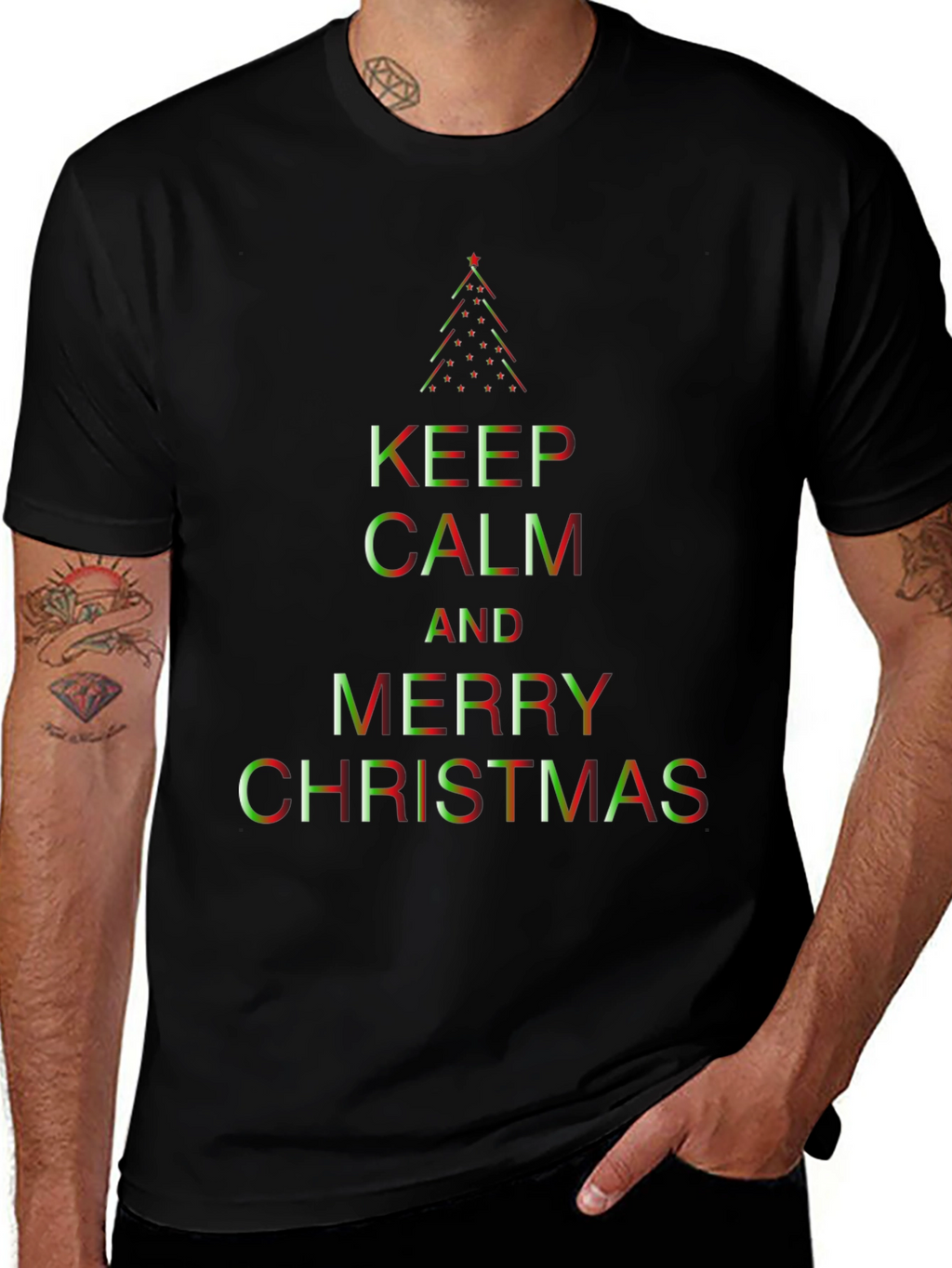 Keep Calm and Merry Christmas T-Shirt