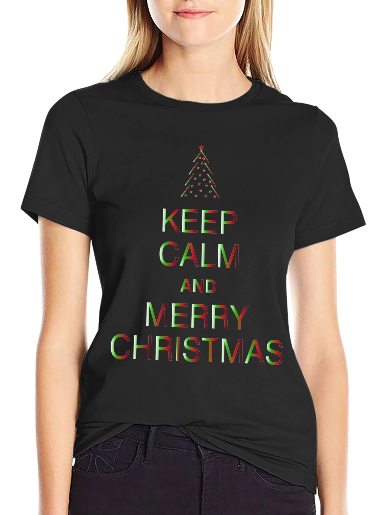 Keep Calm and Merry Christmas T-Shirt