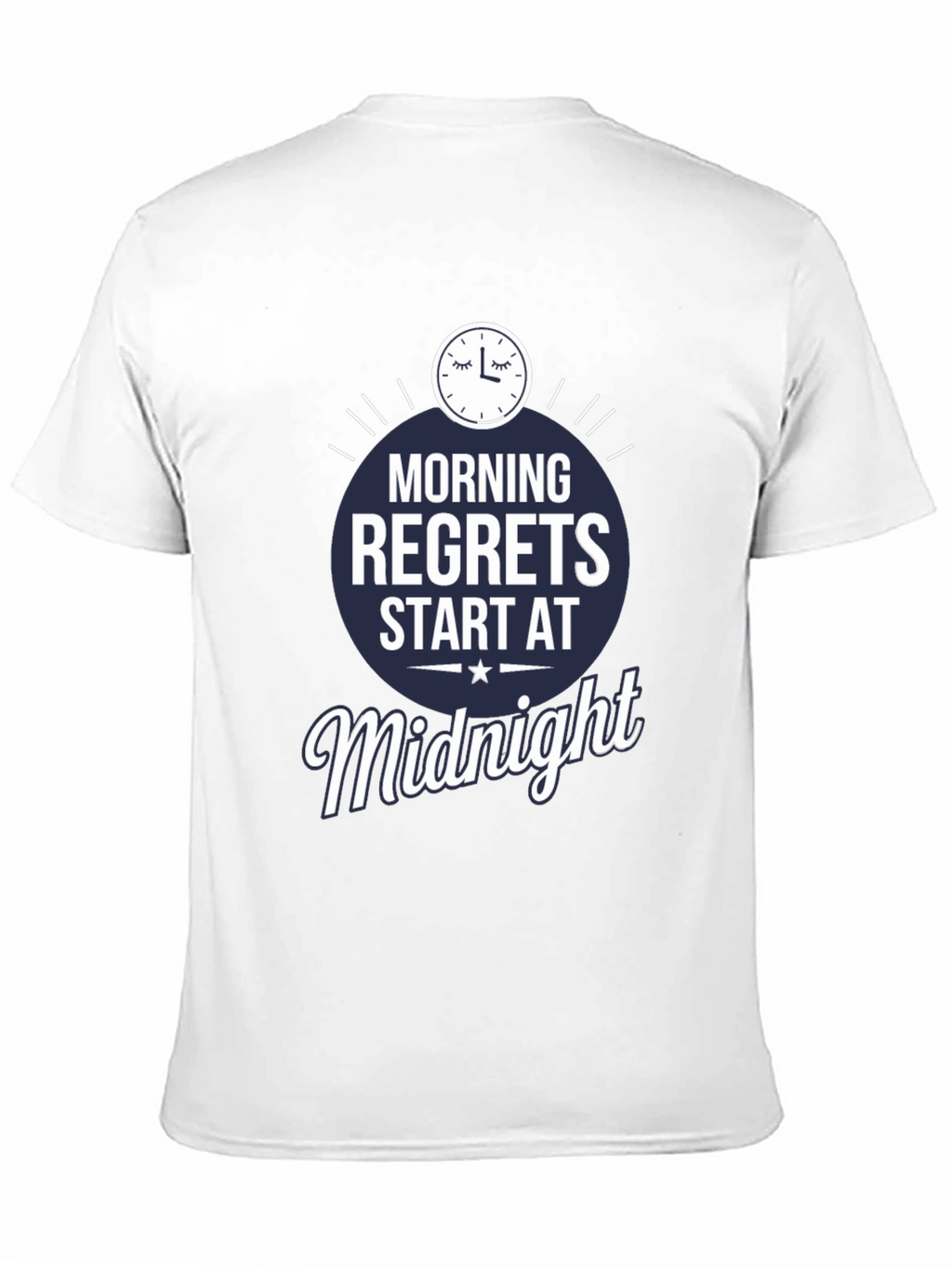 Morning Regrets Midnight Graphic T-Shirt