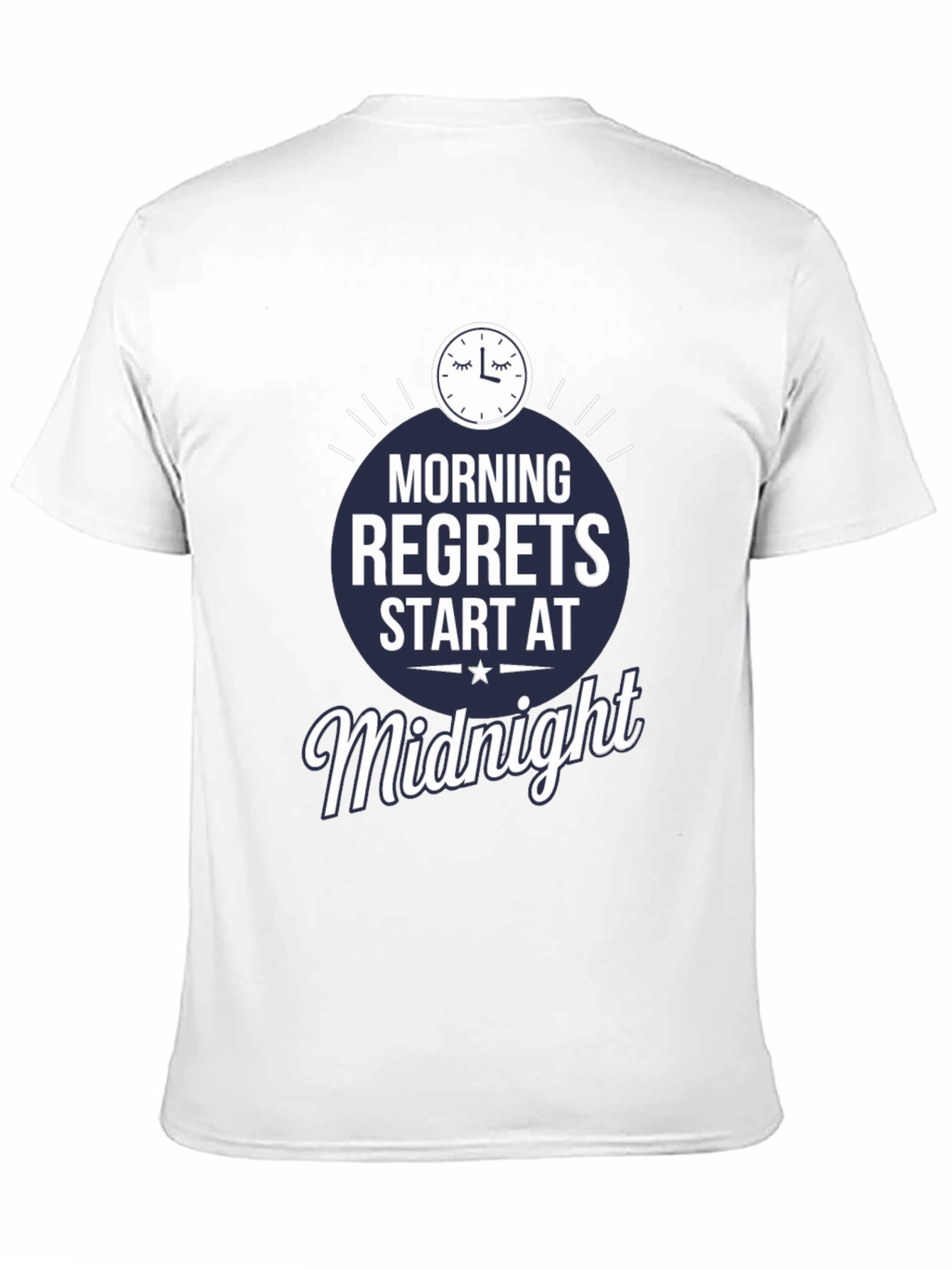 Morning Regrets Midnight Graphic T-Shirt