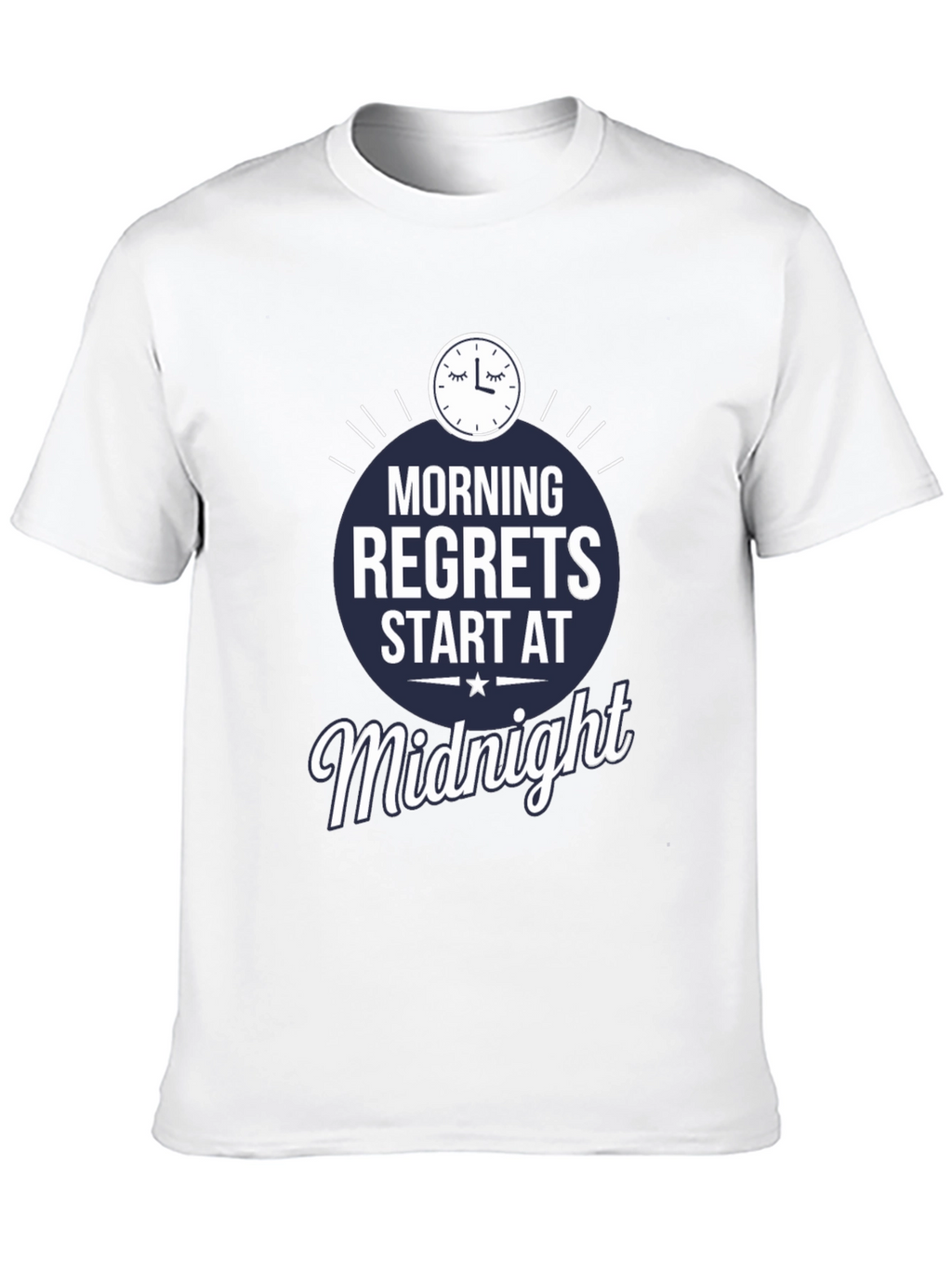 Morning Regrets Midnight Graphic T-Shirt