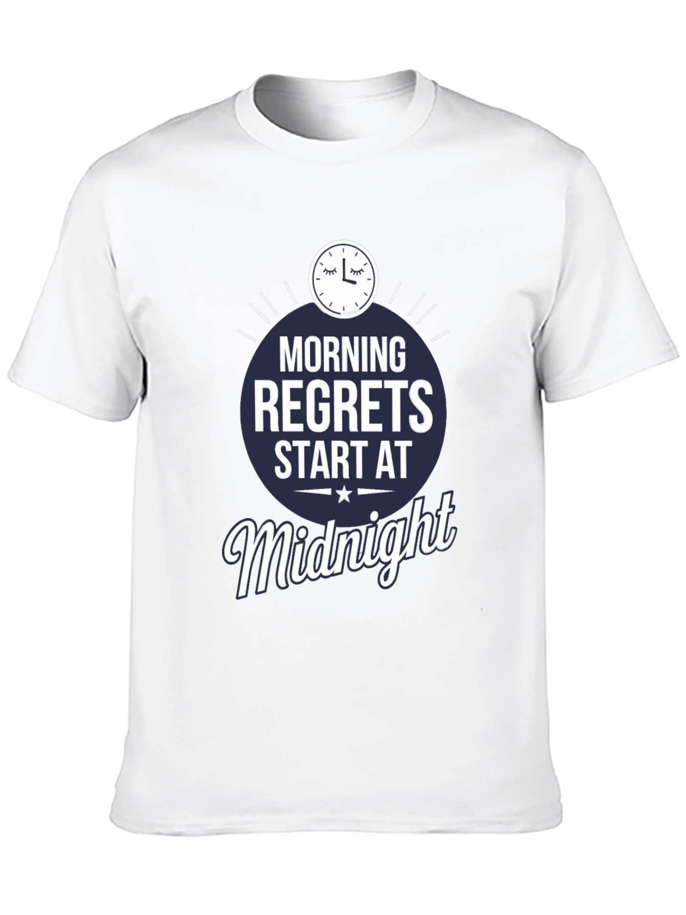 Morning Regrets Midnight Graphic T-Shirt