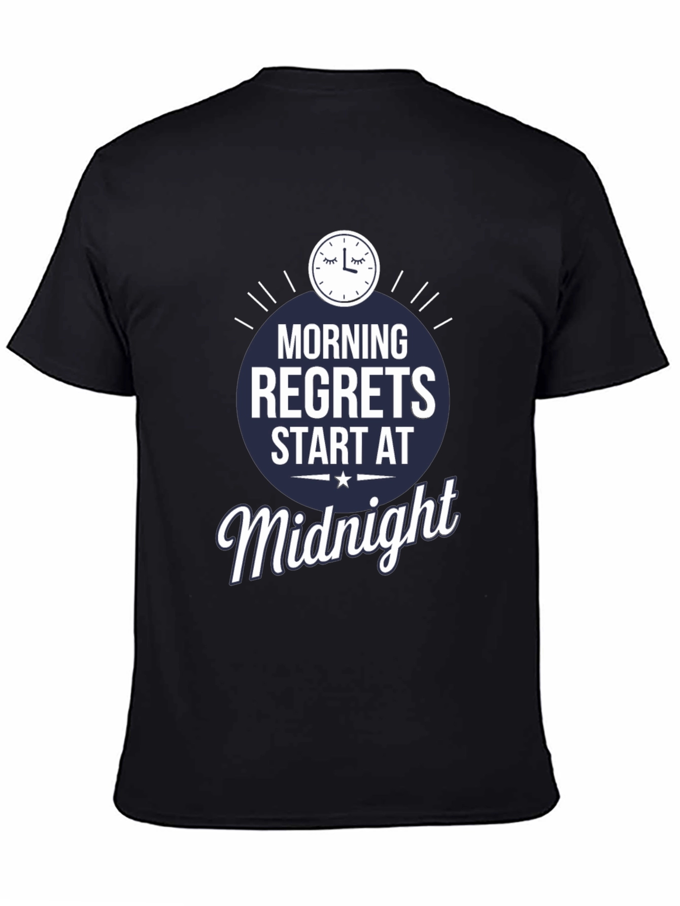 Morning Regrets Midnight Graphic T-Shirt