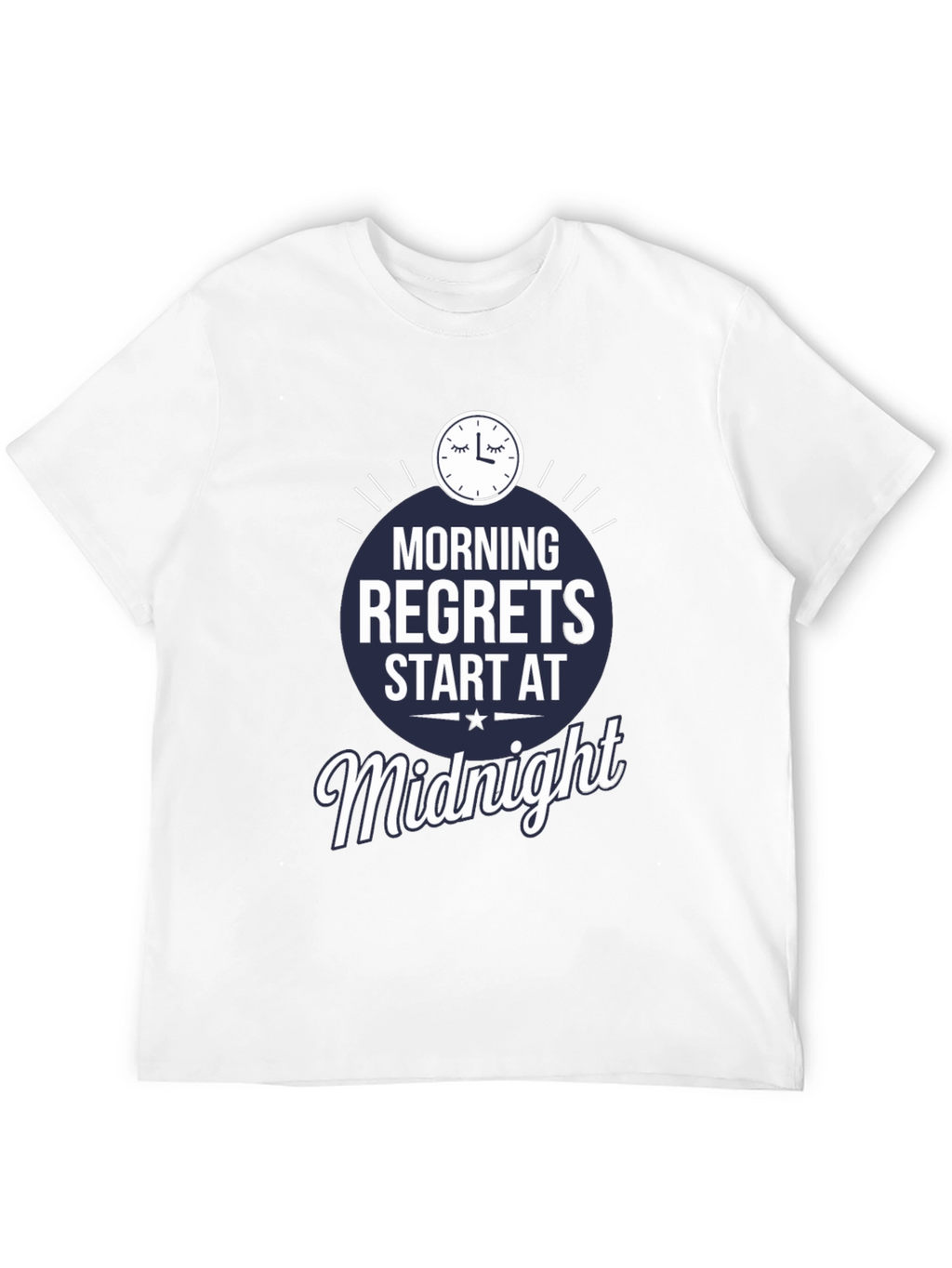 Morning Regrets Midnight Graphic T-Shirt