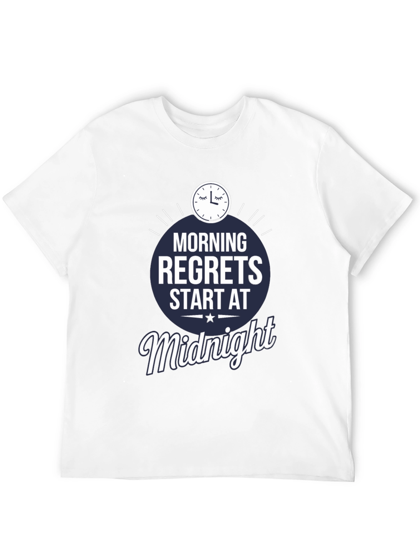 Morning Regrets Midnight Graphic T-Shirt