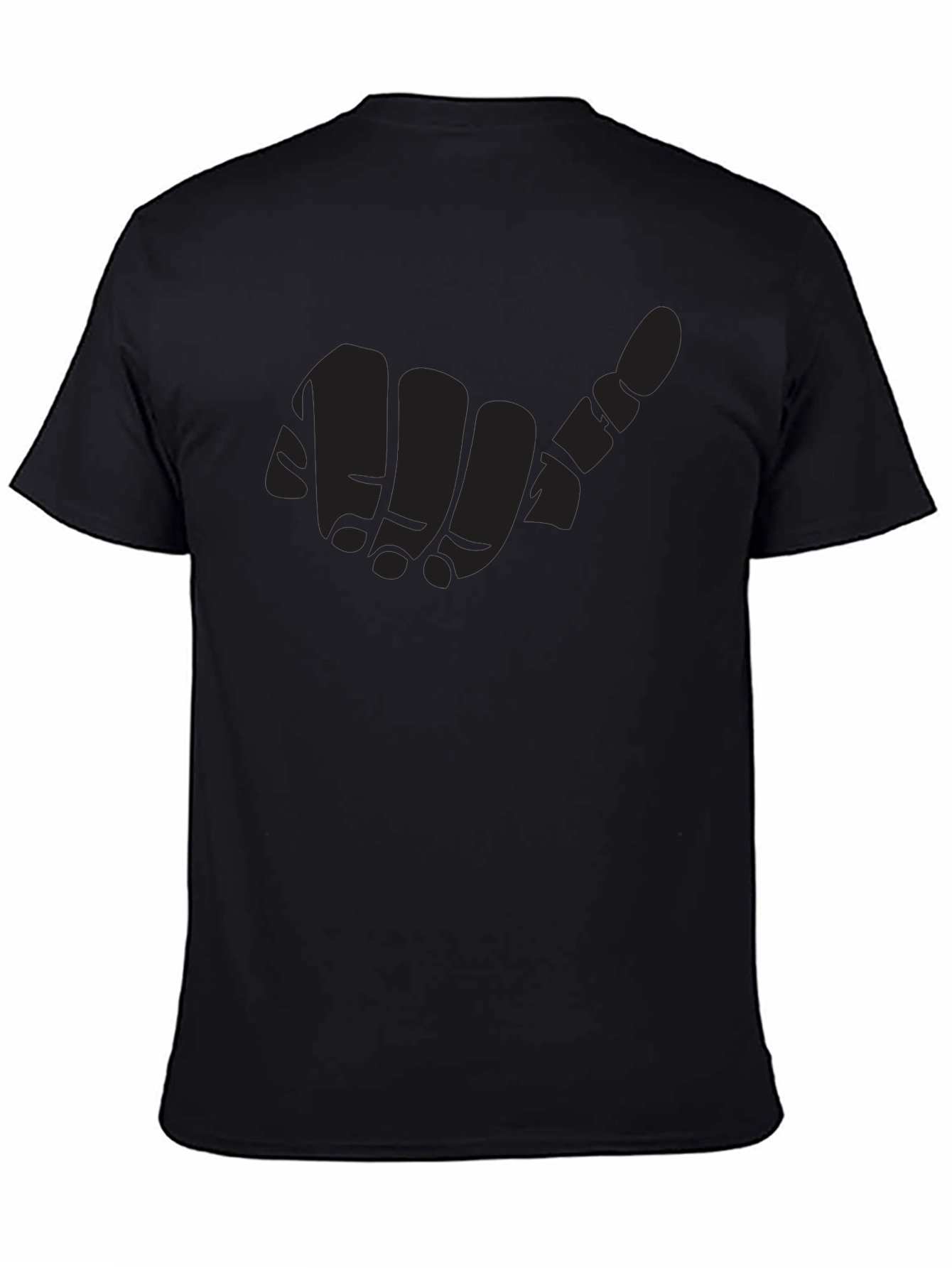 Hang Loose Graphic Tee - Black Casual Comfort