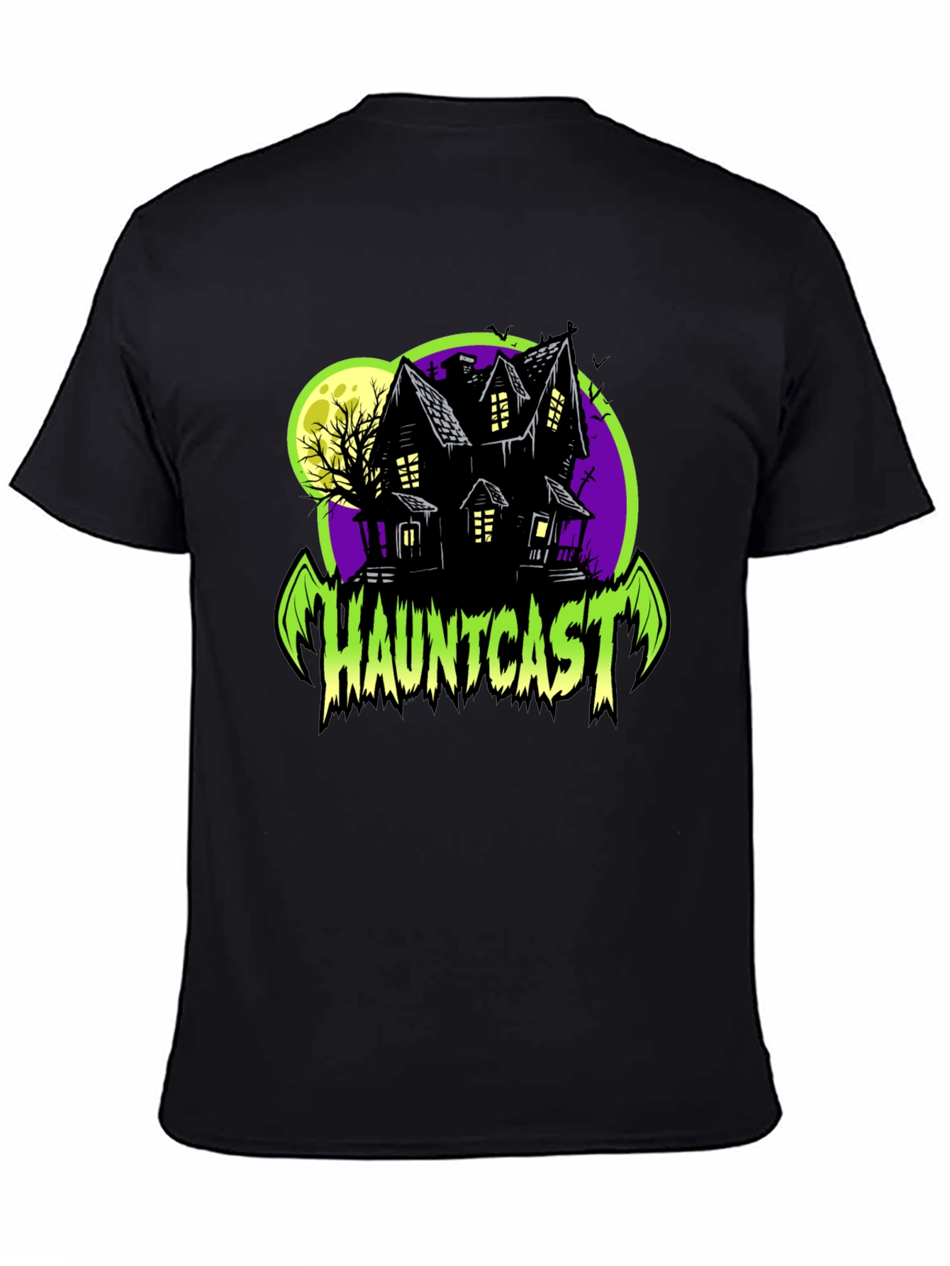 Hauntcast Haunted House T-Shirt - Spooky Season Apparel