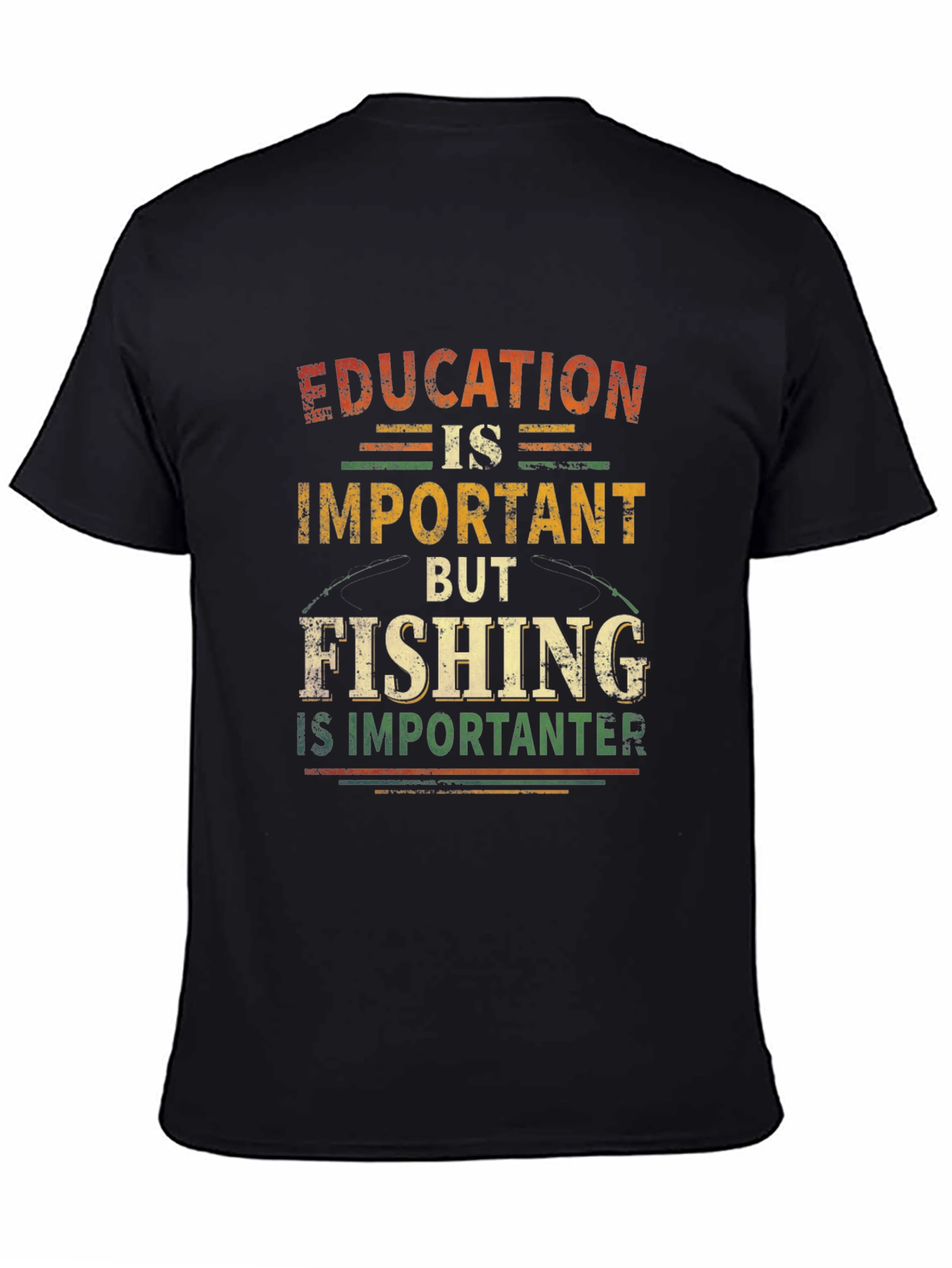 Fishing is Importanter Graphic T-Shirt