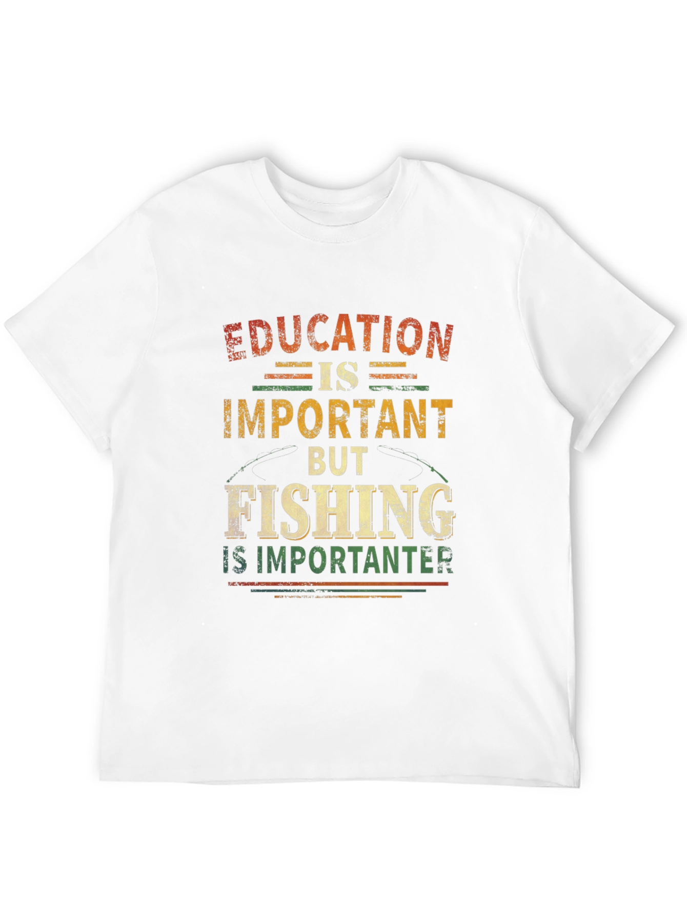 Fishing is Importanter Graphic T-Shirt