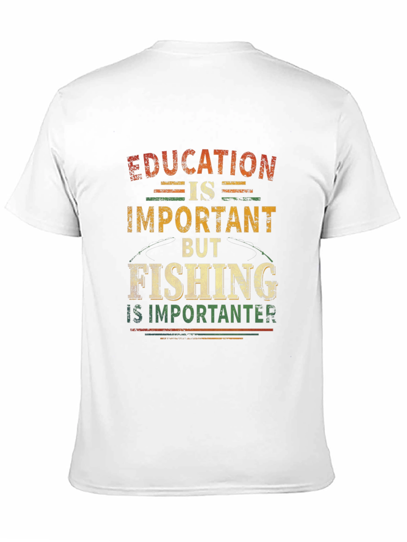 Fishing is Importanter Graphic T-Shirt
