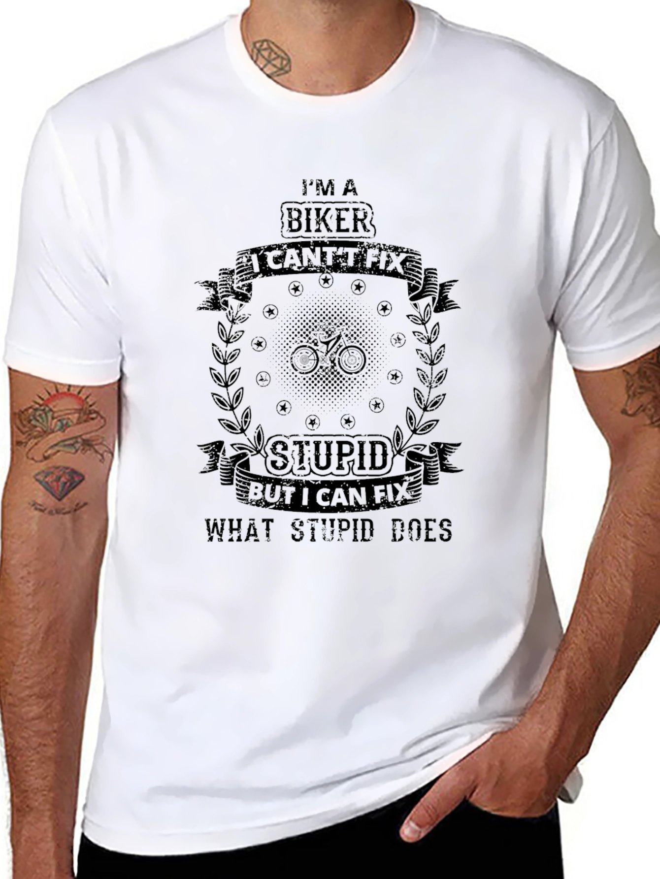 Im A Biker Funny Graphic Tee