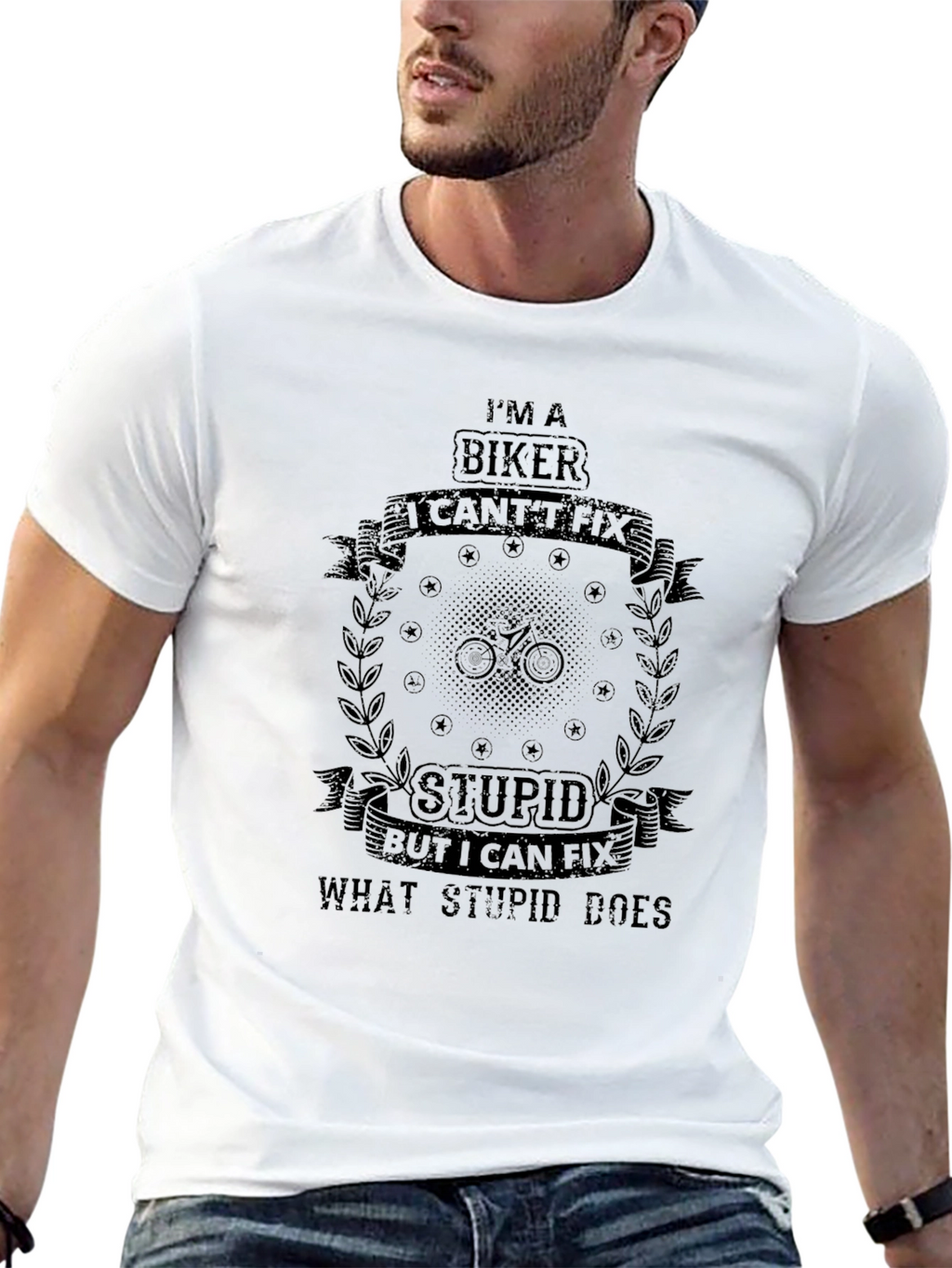 Im A Biker Funny Graphic Tee