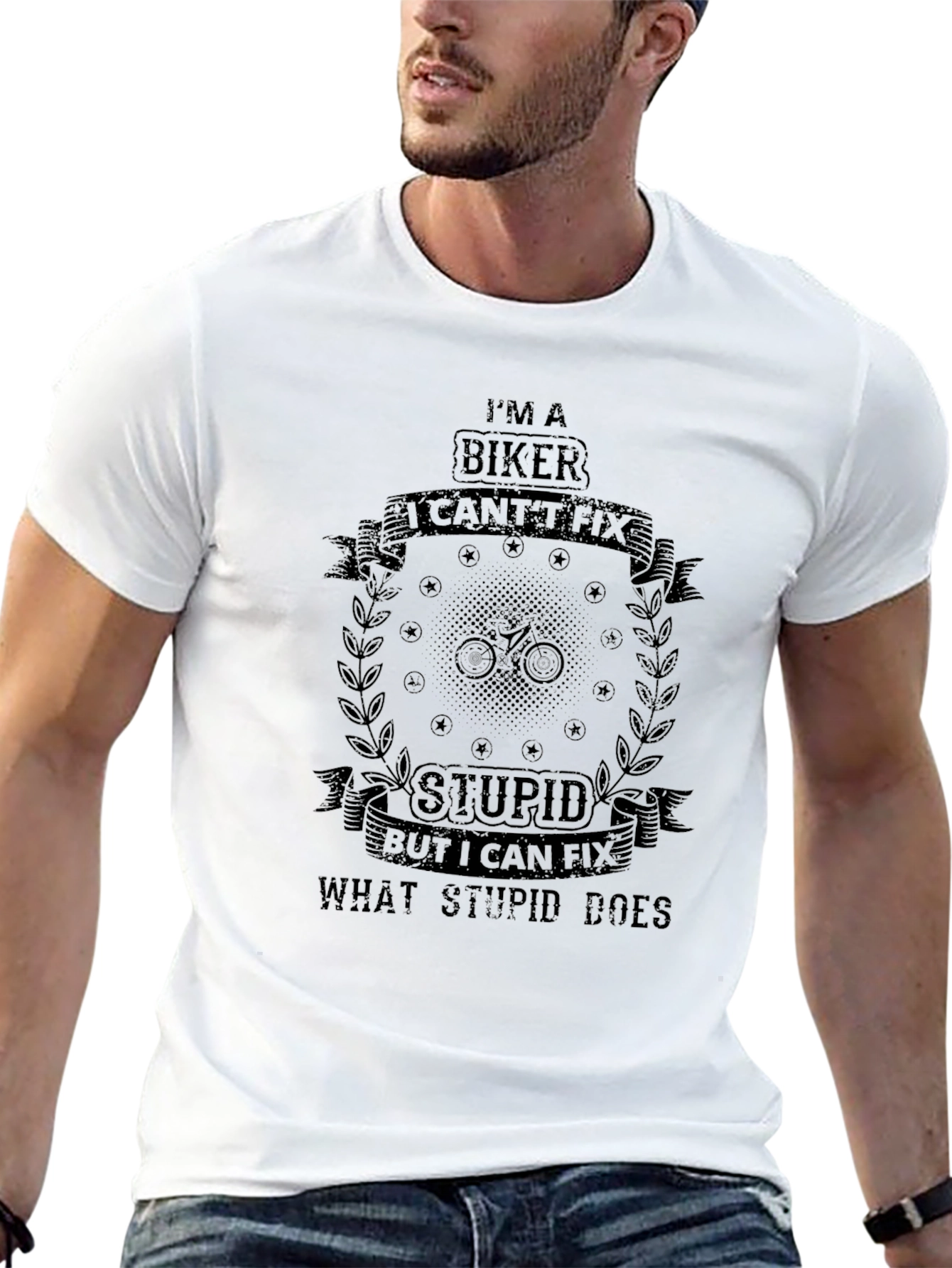 Im A Biker Funny Graphic Tee