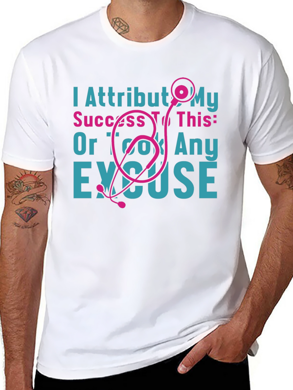 I Attribut My Success Stethoscope Tee