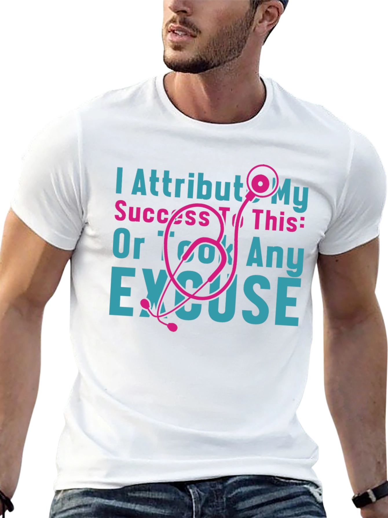 I Attribut My Success Stethoscope Tee