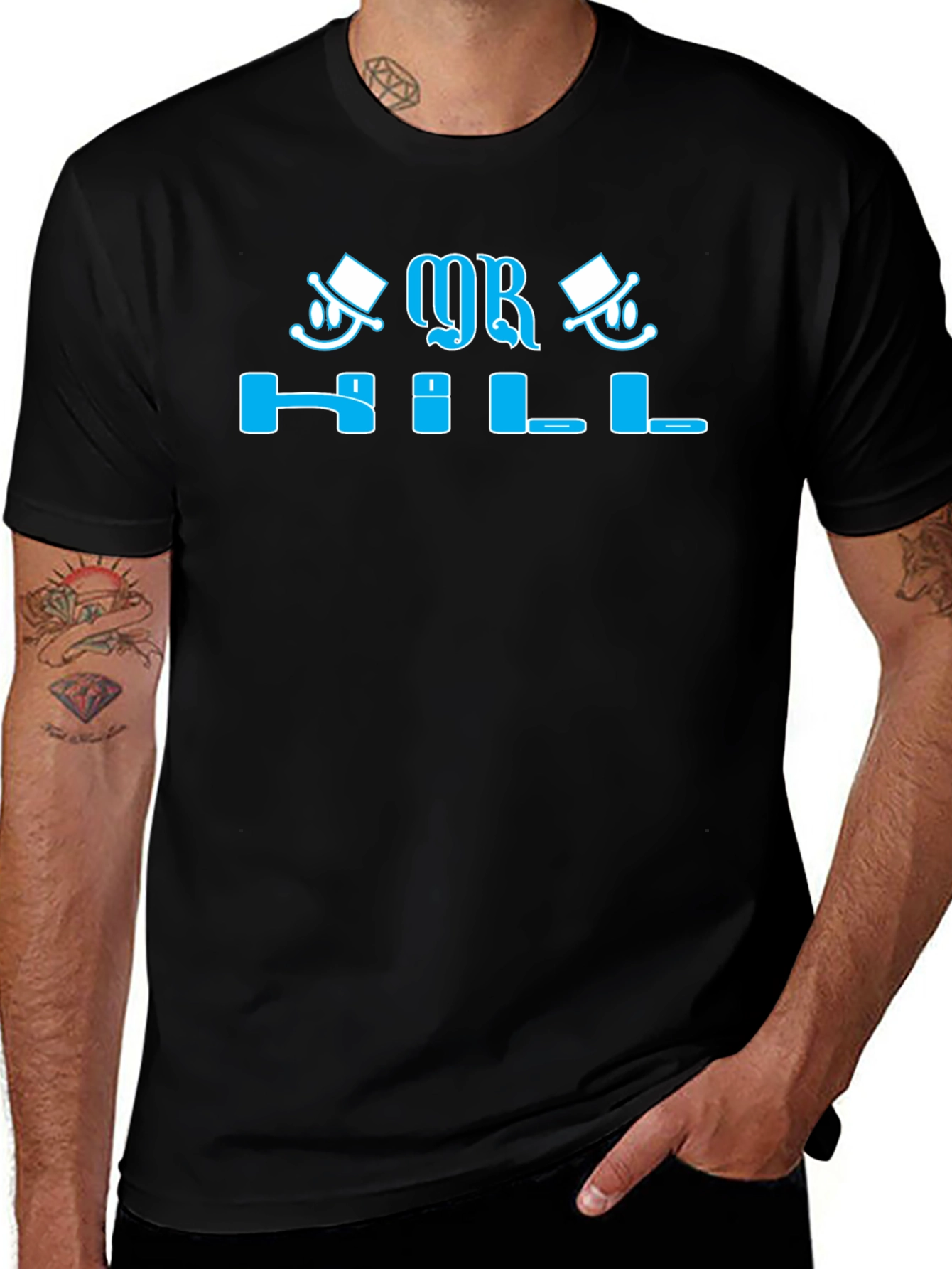Mr. Hill Graphic Tee - Unique Design Comfortable Fit