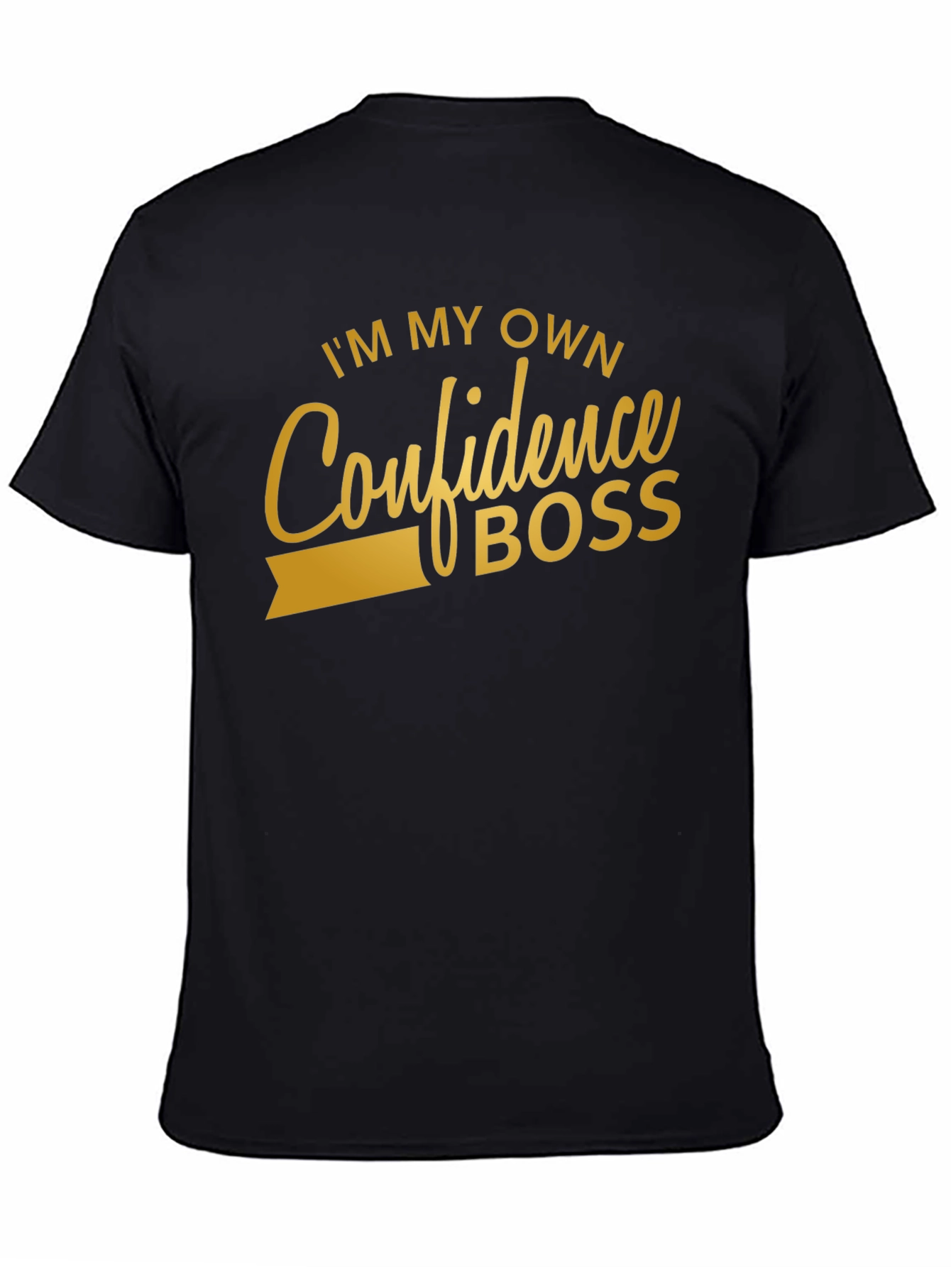 Confidence Boss Black T-Shirt