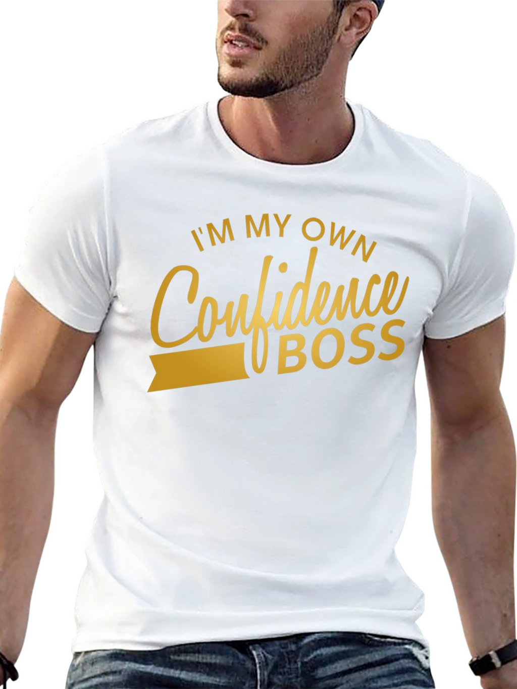 Confidence Boss Black T-Shirt