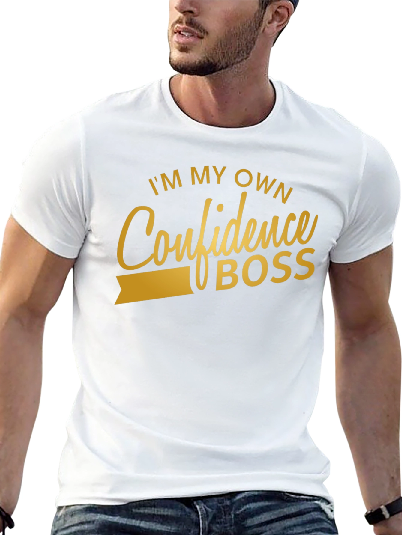 Confidence Boss Black T-Shirt