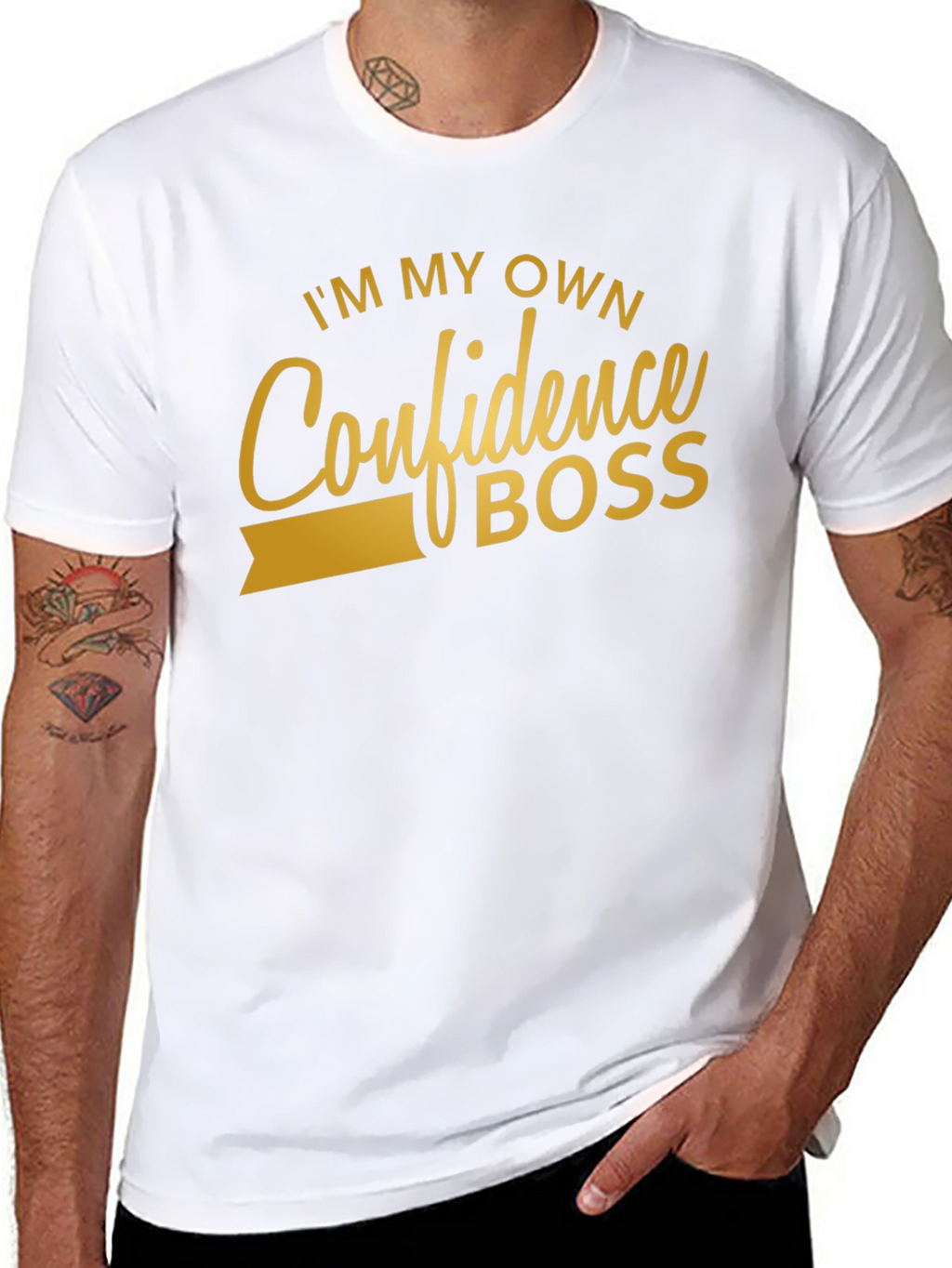 Confidence Boss Black T-Shirt