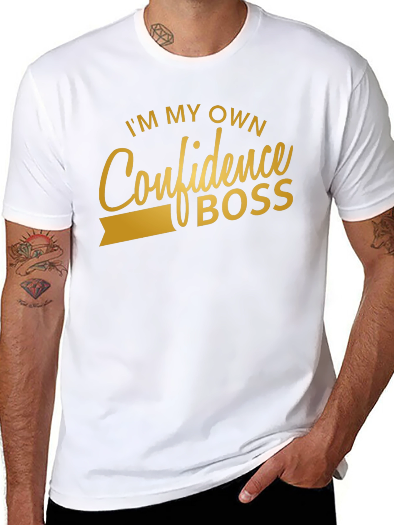 Confidence Boss Black T-Shirt