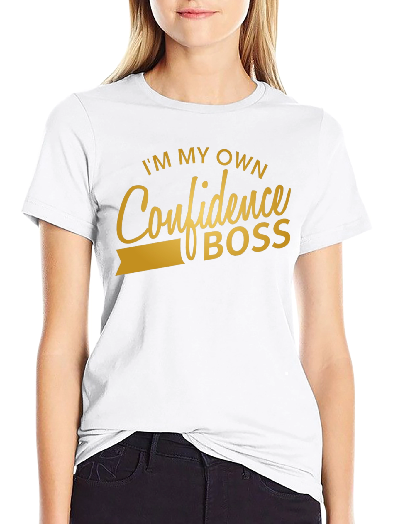 Confidence Boss Black T-Shirt