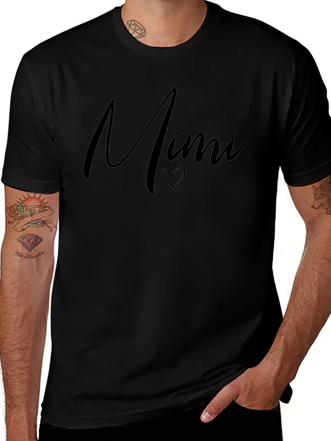 Mimi Heart Graphic T-Shirt - Soft Cotton Tee