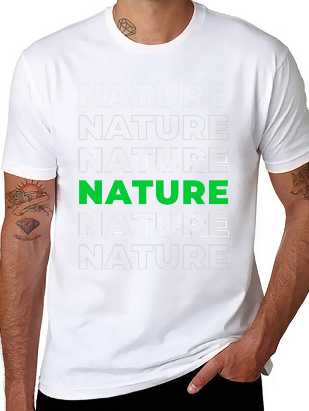 Nature Graphic Tee - Eco-Friendly Fashion