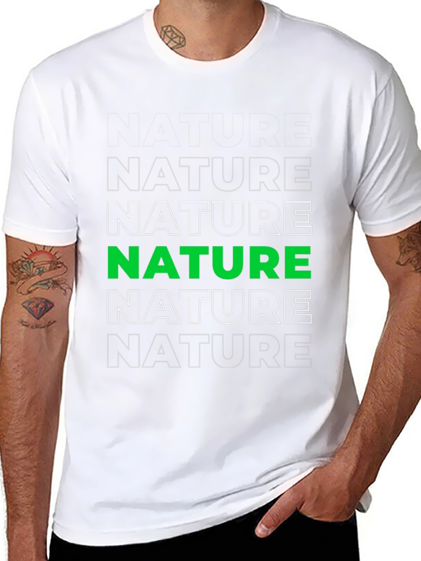Nature Graphic Tee - Eco-Friendly Fashion