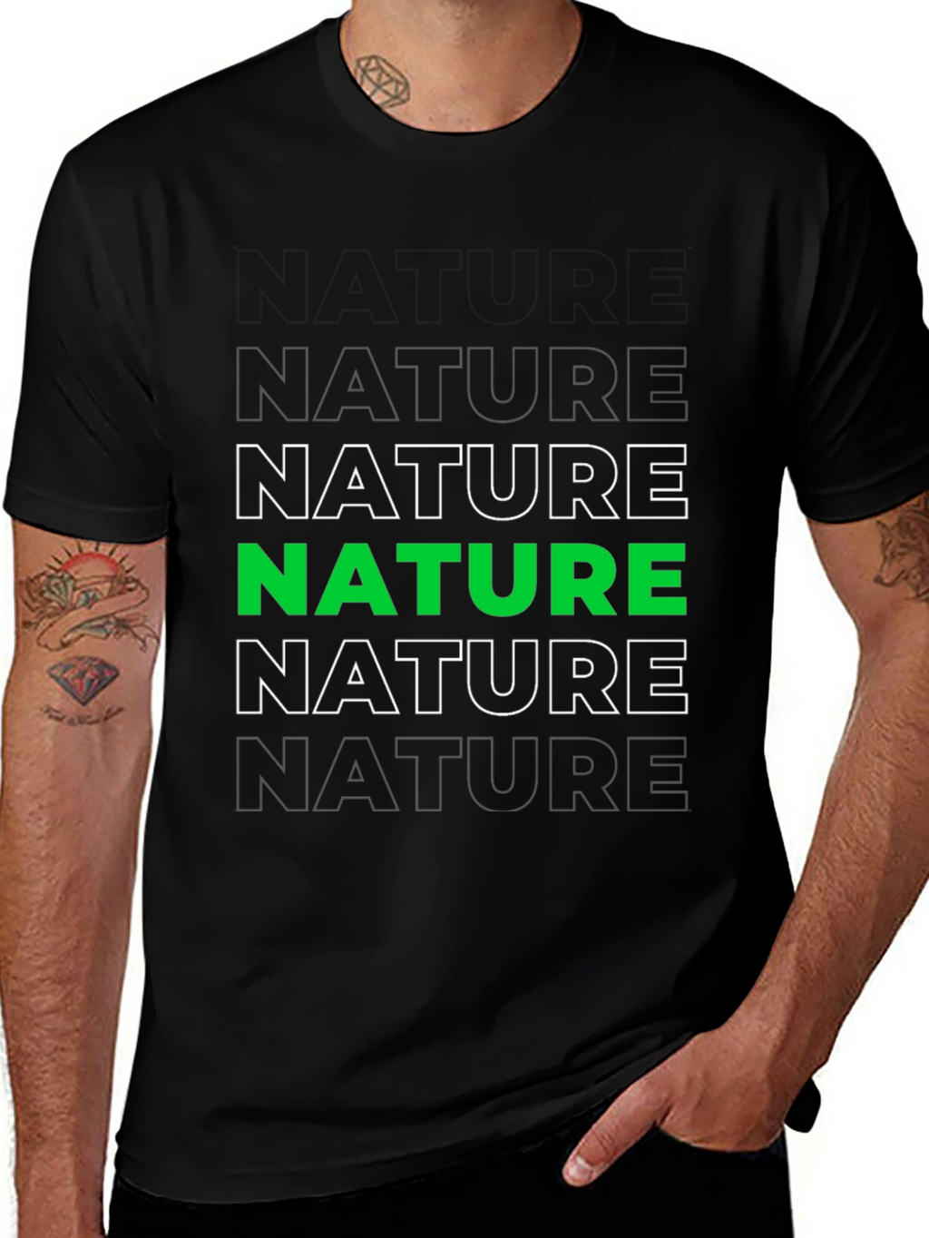 Nature Graphic Tee - Eco-Friendly Fashion