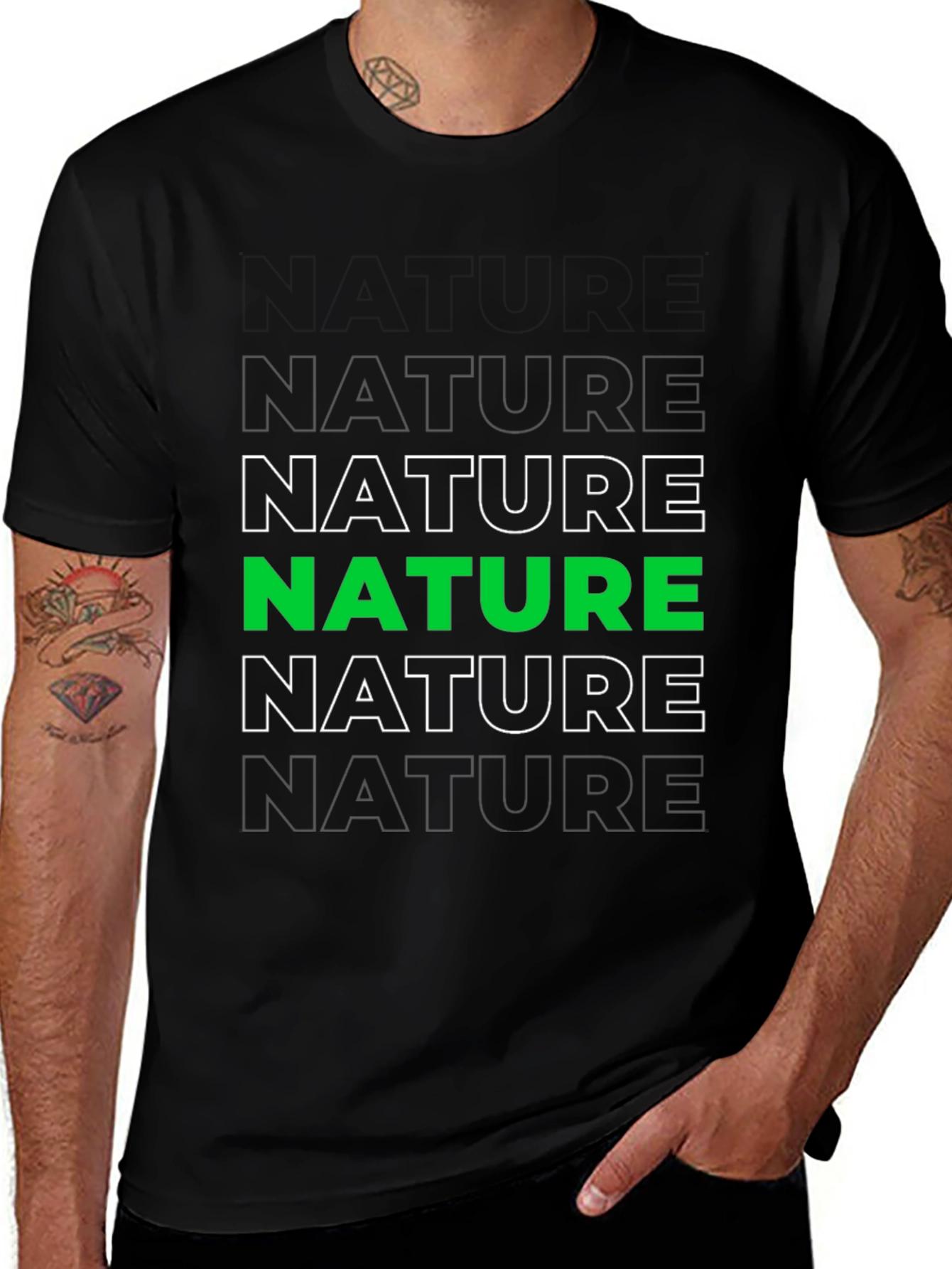 Nature Graphic Tee - Eco-Friendly Fashion