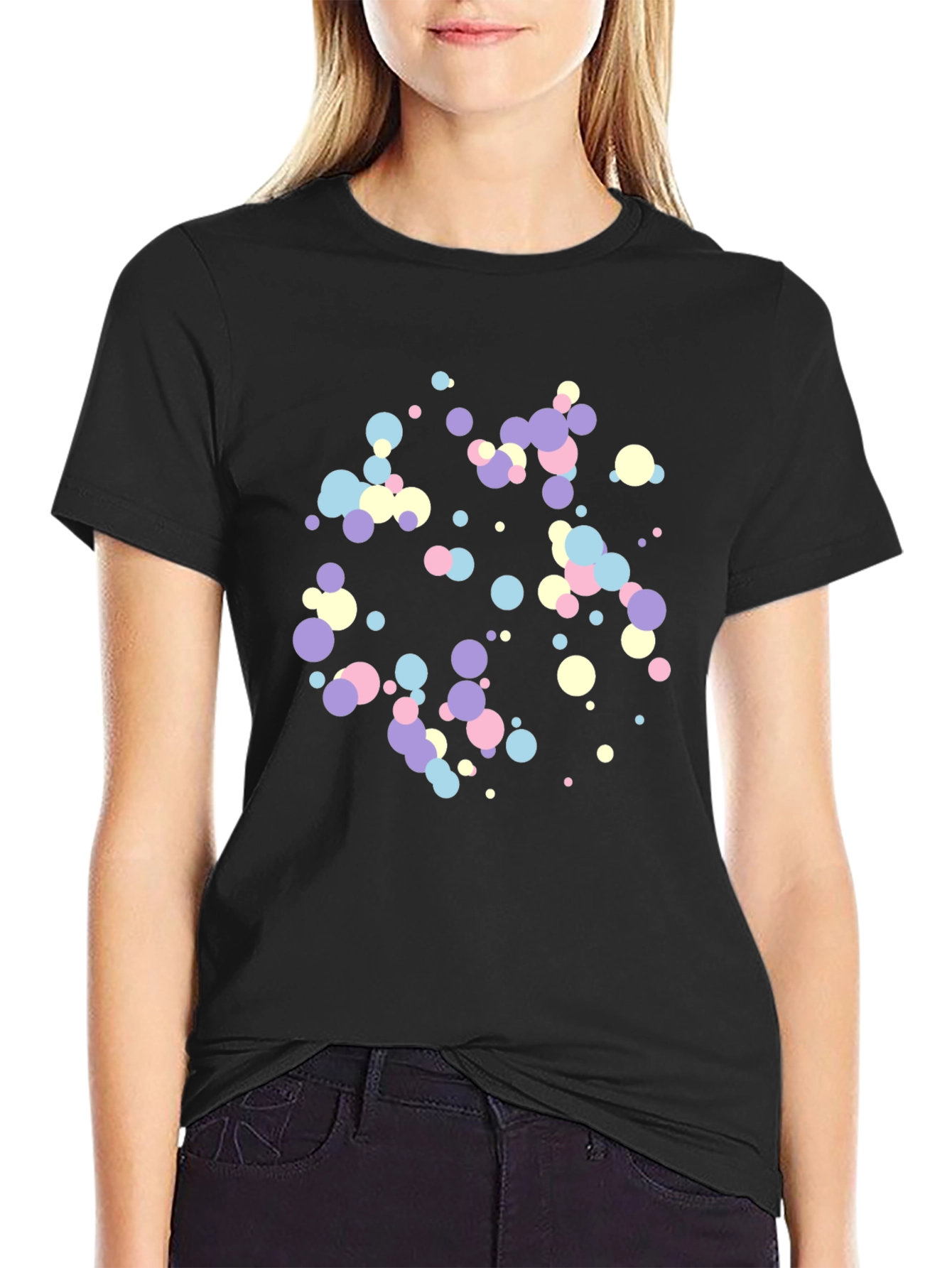 Pastel Polka Dot T-Shirt - Mens Graphic Tee
