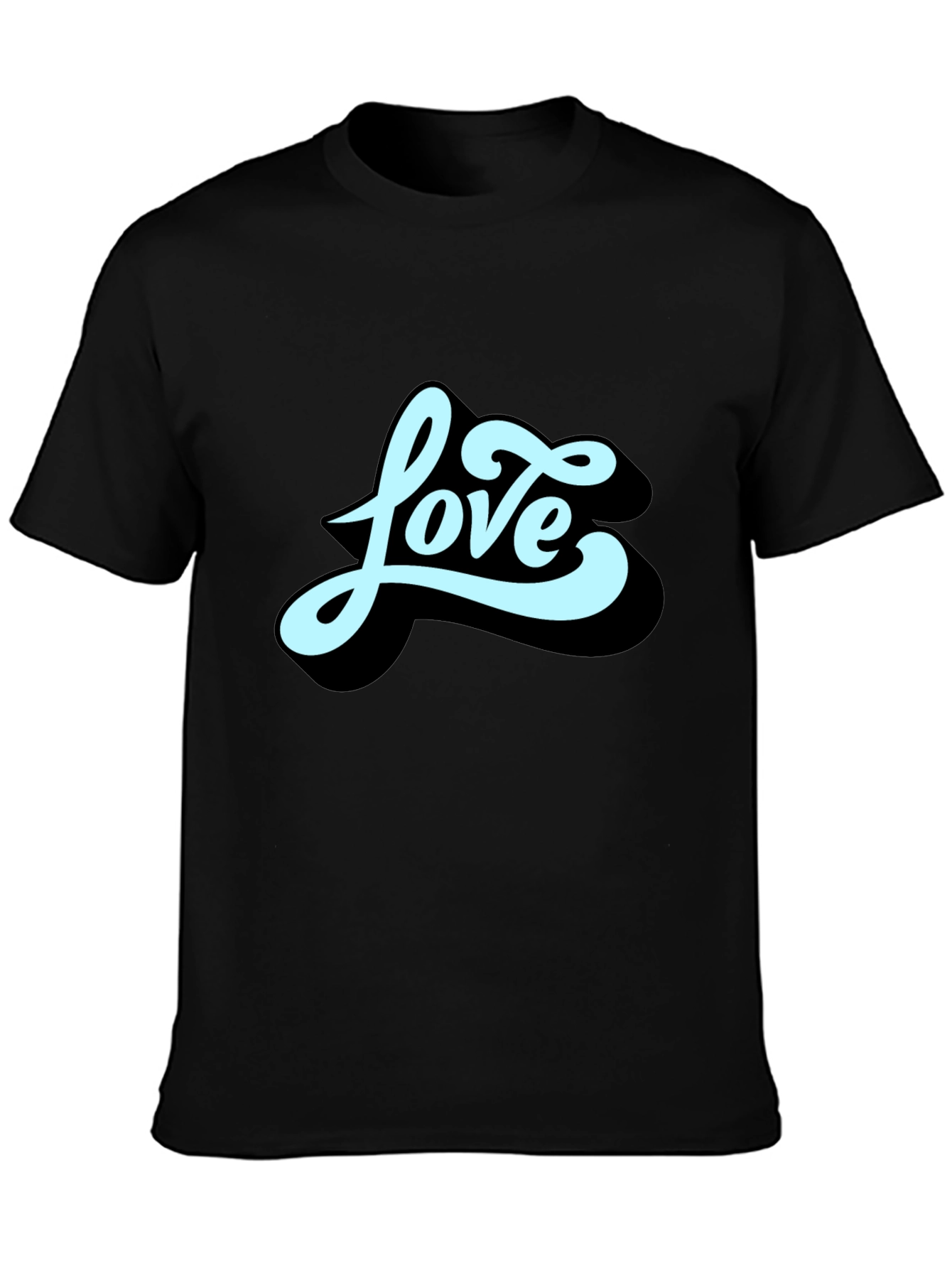 Love Graphic Black T-Shirt