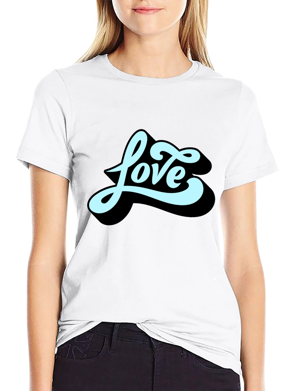 Love Graphic Black T-Shirt